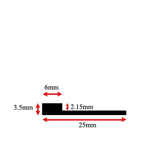 Stairrods Premier Dividers - 180cm Length