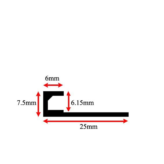 Stairrods Premier Dividers - 180cm Length