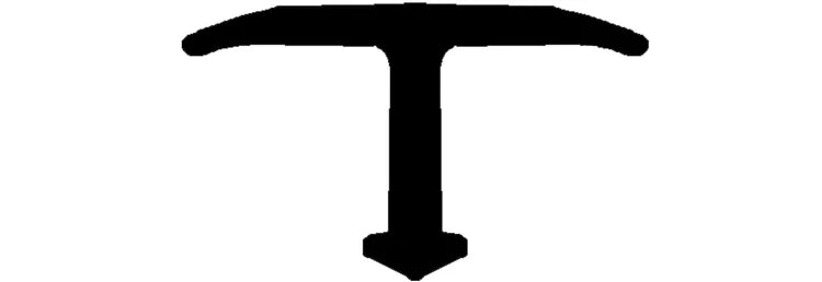 Stairrods Premier Little T metal fitting for stair rods and carpet installations