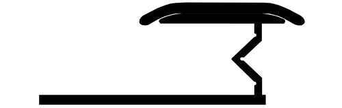 Stairrods Premier Slim Z Flooring Trim