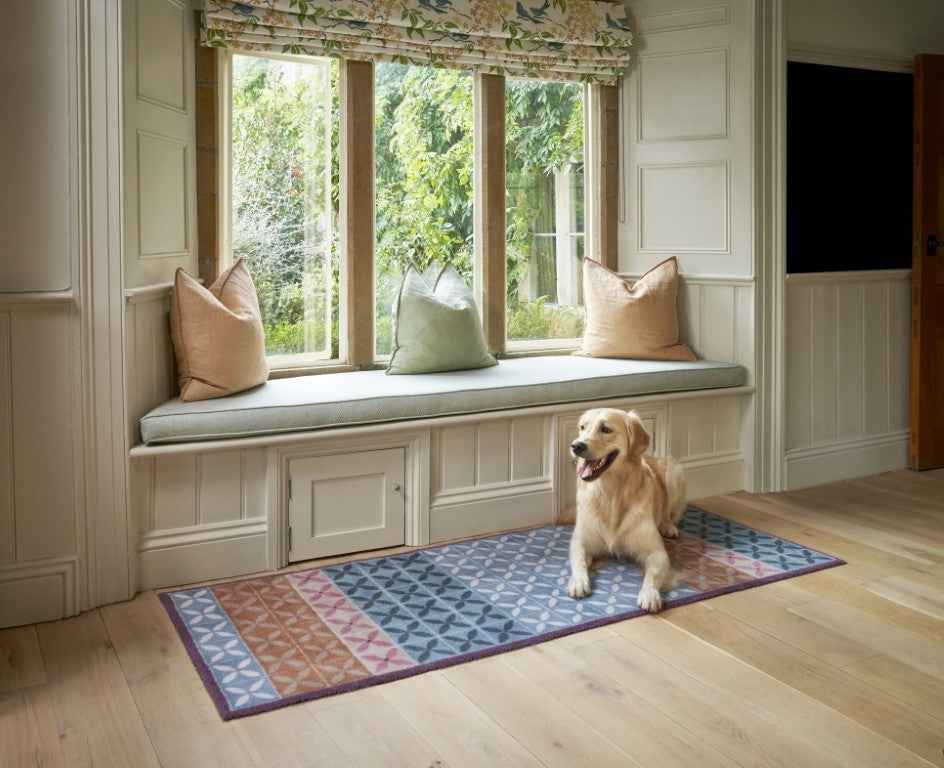 Turtle Mats Flower Fields Design Rug
