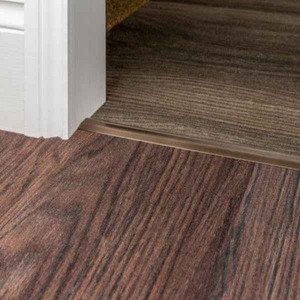 Premier Single 4mm Trim In Polished Brass | Quality Door Threshold Strips