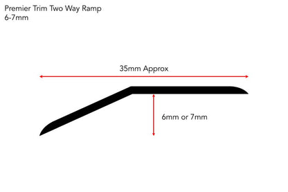 Stairrods Premier Two Way Ramp  -  6-7mm option