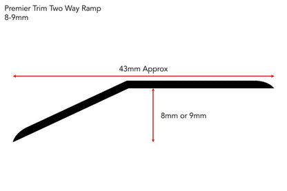 Stairrods Premier Two Way Ramp  -  8-9mm option