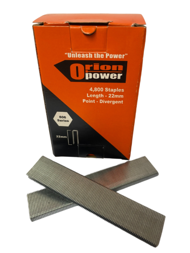 ORION POWER OP606 Divergent Staples Galv 4800 Pk 18-22MM