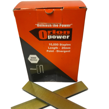 ORION POWER OP4000 Divergent Staples Galv 10,000 Pk 16-20MM
