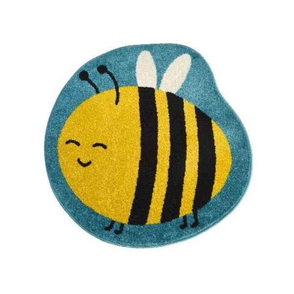 Colour Pop Bee Design Indoor Floor Rug
