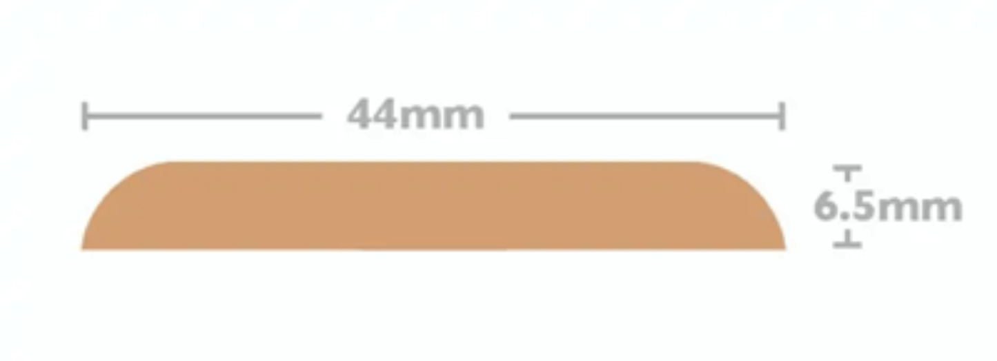 Bespoke Wood Flooring Accessories featuring a 44mm width and 6.5mm height for seamless installation