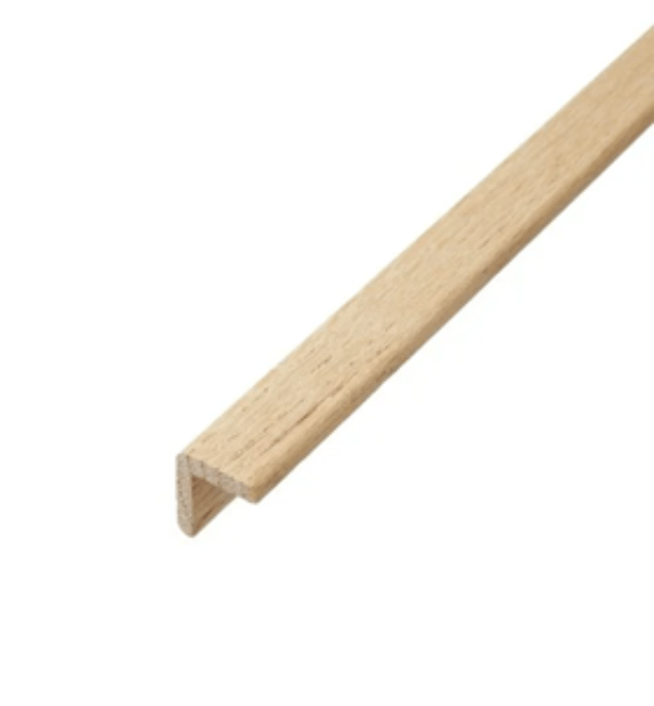 Bespoke Wood Flooring Accessories Corner Transition Trim in Natural Wood Finish for Elegant Flooring Edges