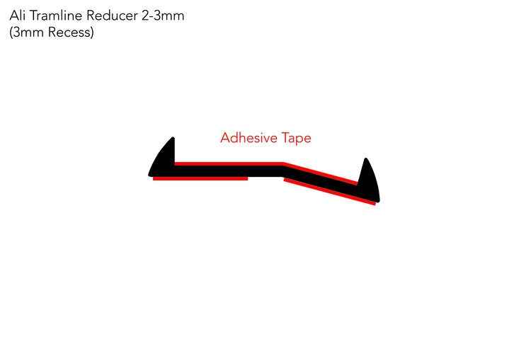 Stairrods Ali Tramline Reducer 1mm Or 3mm Recess