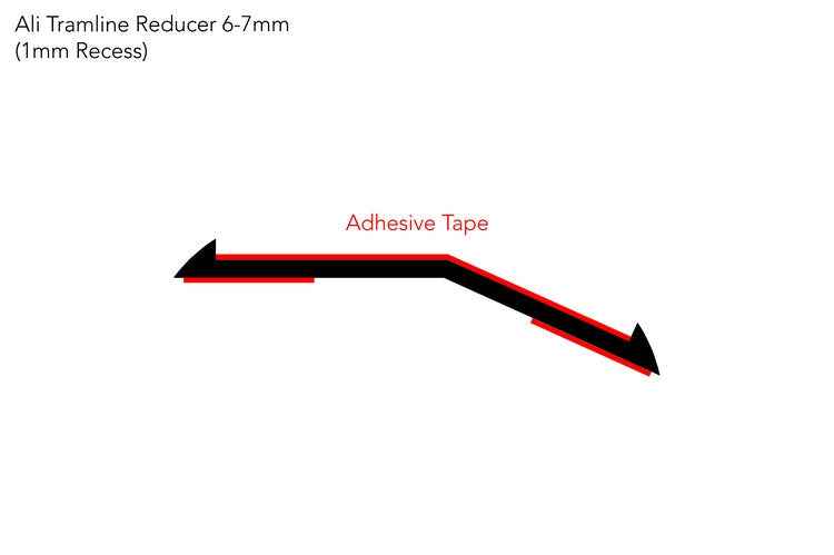 Stairrods Ali Tramline Reducer 1mm Or 3mm Recess