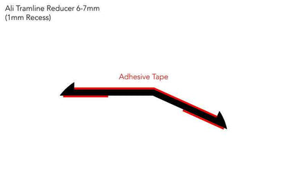 Stairrods Ali Tramline Reducer 1mm Or 3mm Recess