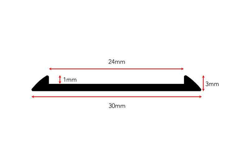Stairrods Ali Tramline Transition Flooring Trim