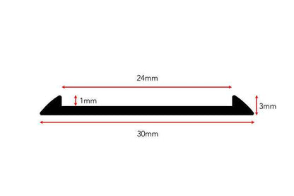 Stairrods Ali Tramline Transition Flooring Trim