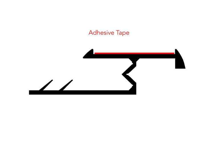 Stairrods Ali Tramline Z Flooring Trim