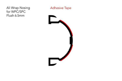 Stairrods Ali Wrap Nosing For SPC Or WPC Overlap