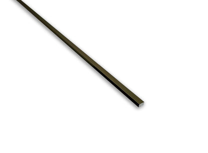 Stairrods New Ali Inlay Floor Trim in dark bronze, suitable for seamless flooring transitions