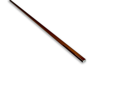Stairrods New Ali Inlay Floor Trim in Dark Brown, ideal for finishing edges and seams