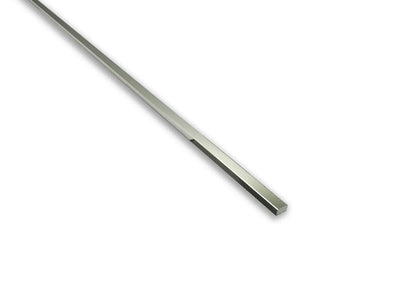 Stairrods New Ali Inlay Floor Trim in polished aluminium, ideal for seamless flooring transitions
