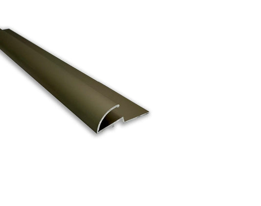 Stairrods New Ali Single metal trim in bronze finish, ideal for flooring transitions