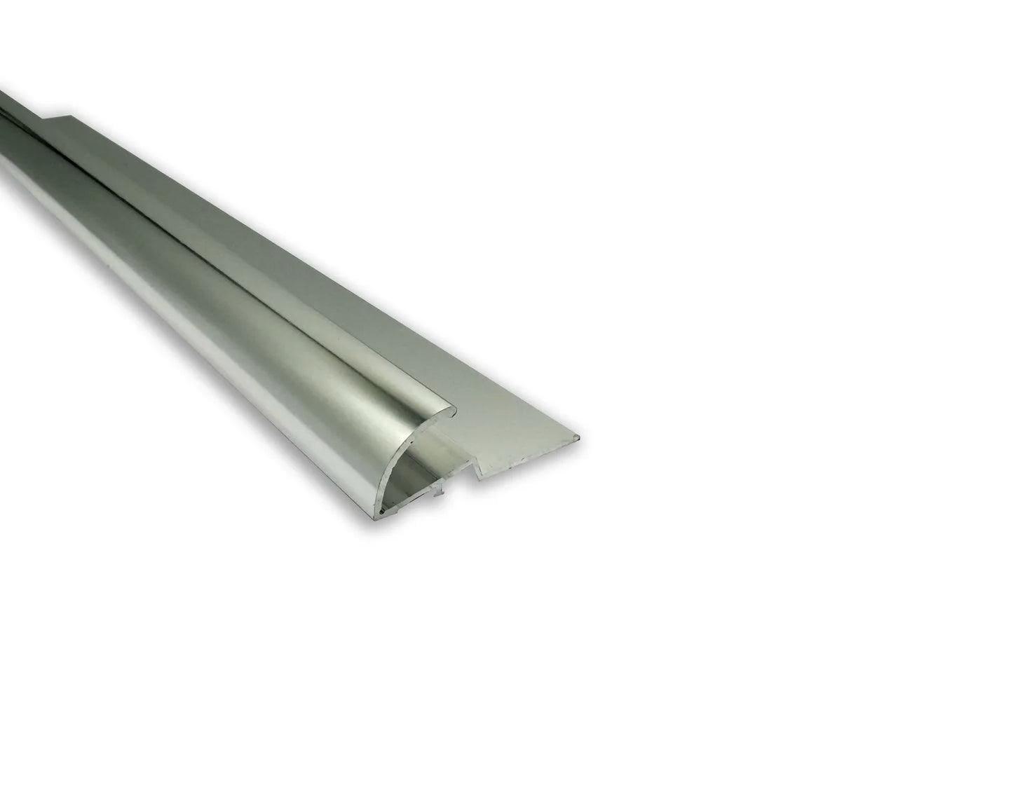 Stairrods New Ali Single Aluminium Metal Rod in Silver for Flooring Edging