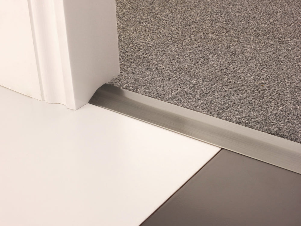 Stairrods Premier Carpet Ramp Flooring Trim securing transition between carpet and hard floor surfaces