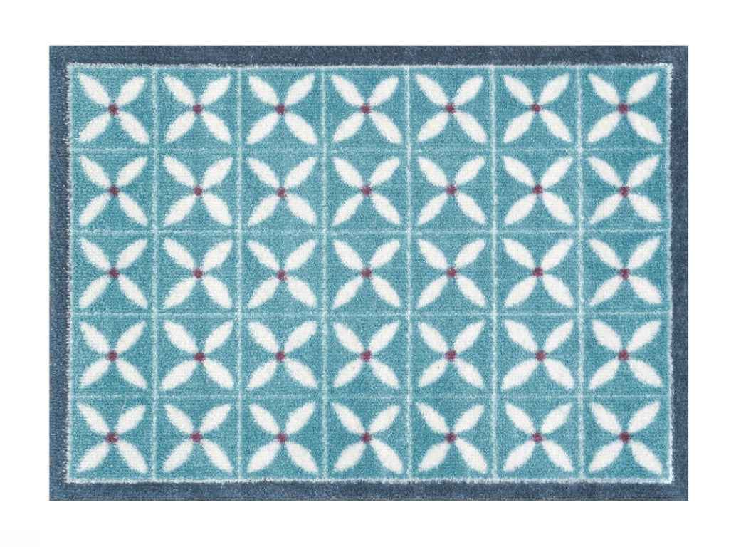 Turtle Mats Flower Fields Design Rug