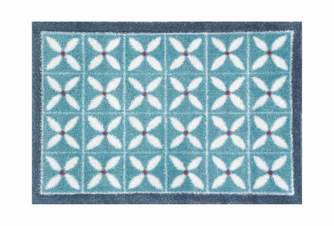 Turtle Mats Flower Fields Design Rug