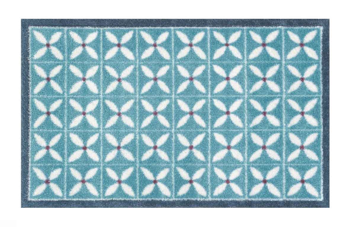 Turtle Mats Flower Fields Design Rug