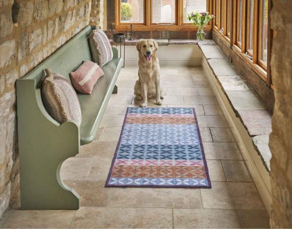 Turtle Mats Flower Fields Design Rug
