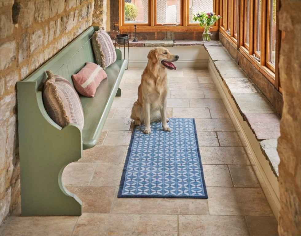 Turtle Mats Flower Fields Design Rug