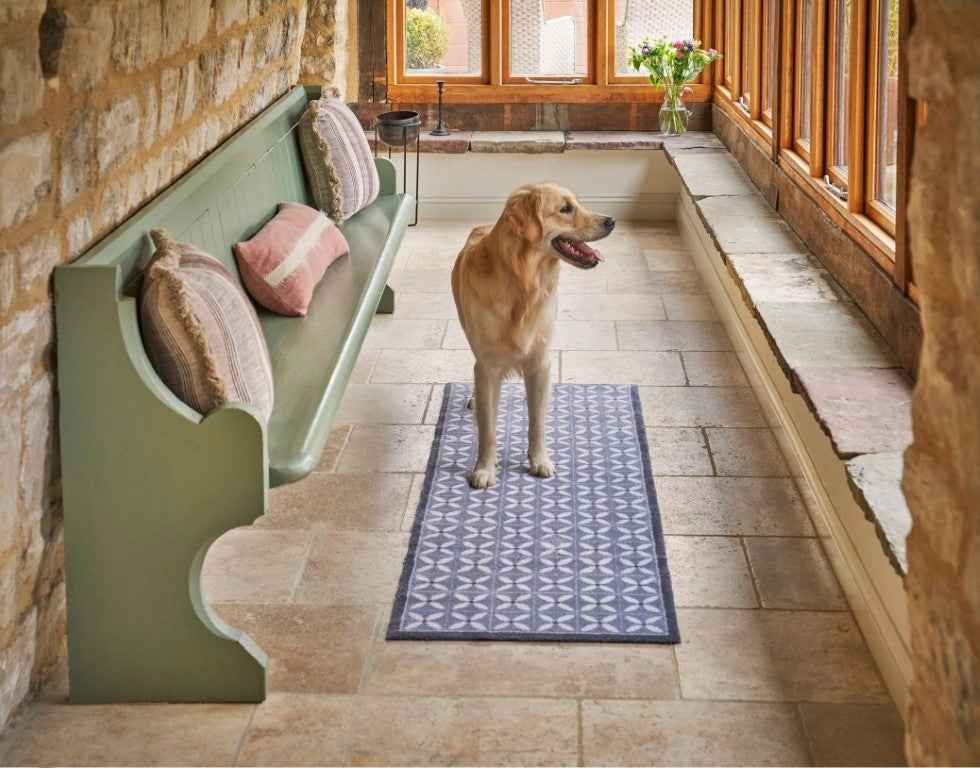 Turtle Mats Flower Fields Design Rug