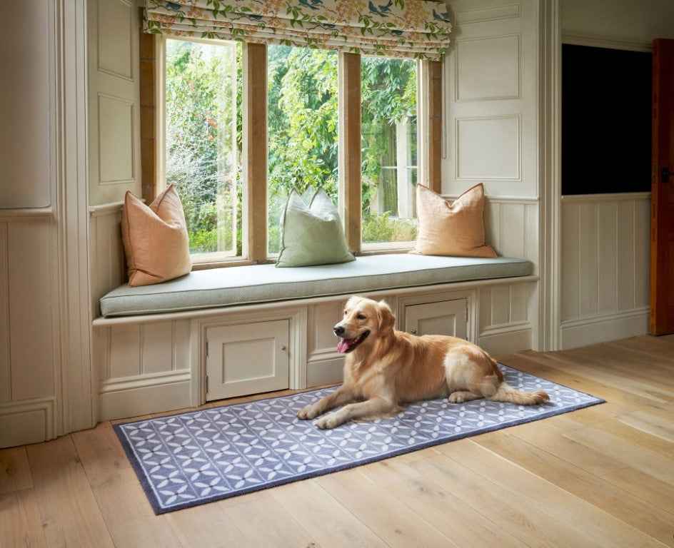 Turtle Mats Flower Fields Design Rug