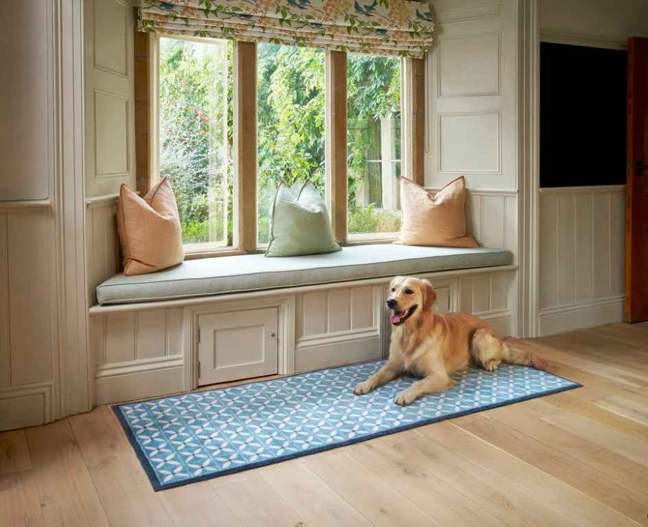 Turtle Mats Flower Fields Design Rug