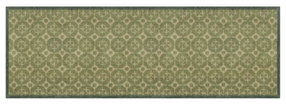 Turtle Mats Parterre Design Door Mat with green and beige pattern for stylish floor protection