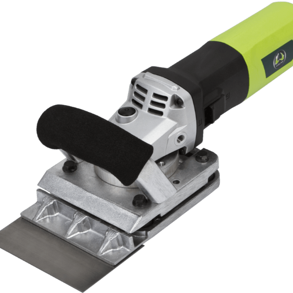 Wolff Junio Stripper in green and silver for efficient flooring removal and surface preparation
